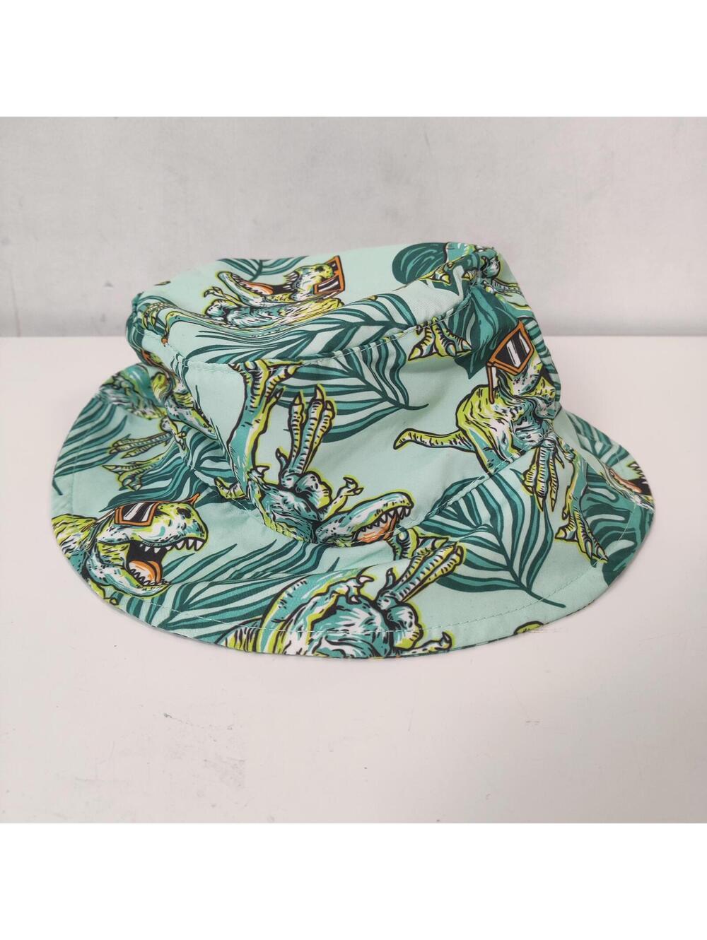 PL Kids Swim Toddler Bucket Hat Dinosaur Print Size 4 Summer Resortwear